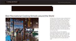 Desktop Screenshot of cookingandtravel.com